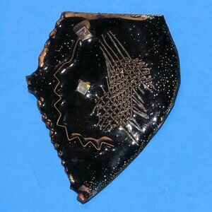 Vintage Artist Signed Modernist Brooch Pin Brutalist Abstract Unique Artisan